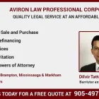 Business 3 image AVIRON LAW PROFESSIONAL CORPORATION Real Estate Lawyers in Brampton ON