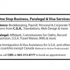 Business 7 image CIBS LTD - ACCOUNTING, NOTARIZATION, PARALEGAL & VISA SERVICES - SINCE 1999 Will Writing Services in Calgary AB