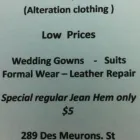 Business 2 image DES MEURONS TAILOR Tailors in Winnipeg MB