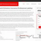 Entreprises 1 image ERRORS AND OMISSIONS INSURANCE Legal & Financial Services dans Markham ON