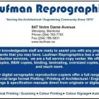 Business 1 image LAUFMAN REPROGRAPHICS Copying & Duplicating Service in Winnipeg MB