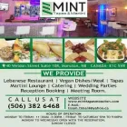 Business 1 image MINT TAPAS MARTINI RESTAURANT Restaurants in Moncton NB