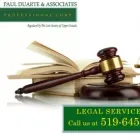 Business 8 image PAUL DUARTE & ASSOCIATES PROFESSIONAL CORP. Legal & Financial Services in London ON