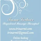Entreprises 1 image TRINA LECLAIR, REGISTERED MASSAGE THERAPIST Massage Therapists dans Richmond BC