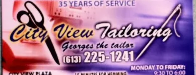Business 5 image CITY VIEW TAILORING Tailors in Nepean ON