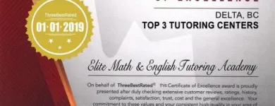 Business 1 image ELITE MATH & ENGLISH TUTORING ACADEMY Education in Delta BC