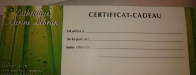 Entreprises 16 image ESTHÉTIQUE KARINE LEBRUN Beauty Salons & Consultants dans Québec QC