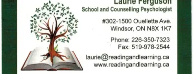 Entreprises 2 image LAURIE FERGUSON - SCHOOL AND COUNSELLING PSYCHOLOGY Psychologists dans Windsor ON