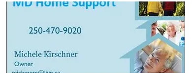 Entreprises 4 image MD HOME SUPPORT Senior Citizen Services & Centres dans Kelowna BC