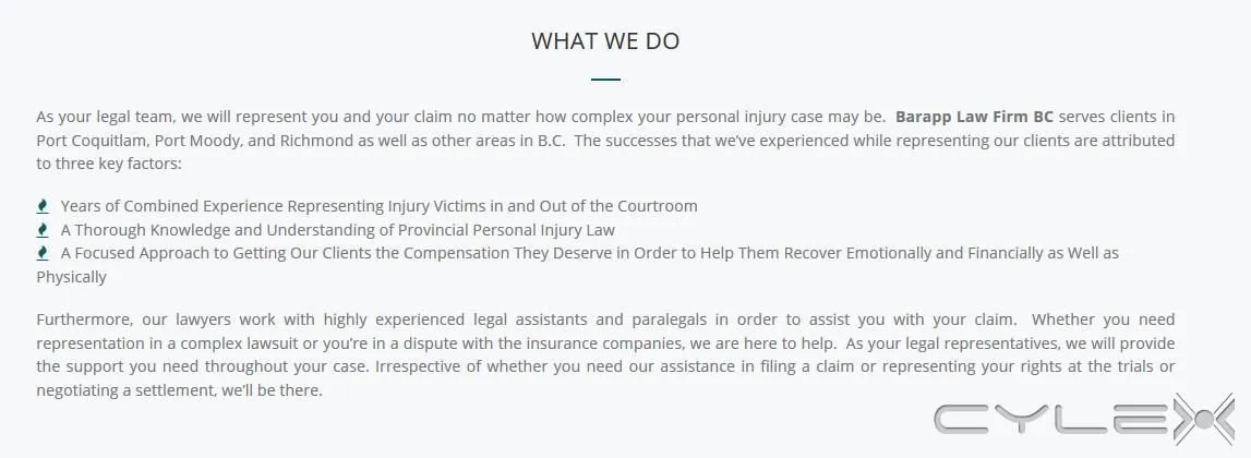 Entreprises 5 image BARAPP LAW FIRM BC