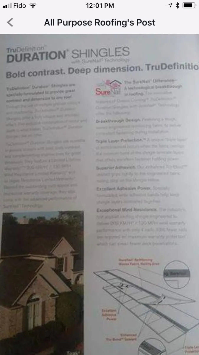 Business 3 image ALL PURPOSE ROOFING